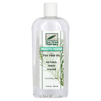 Tea Tree Therapy, Natural Mouthwash Alcohol Free Tea Tree, 12 Oz UPC 637792503602 | Hilife Vitamins