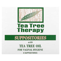 Tea Tree Therapy, Tea Tree Suppository, 6 UPC 637792606068 | Hilife Vitamins
