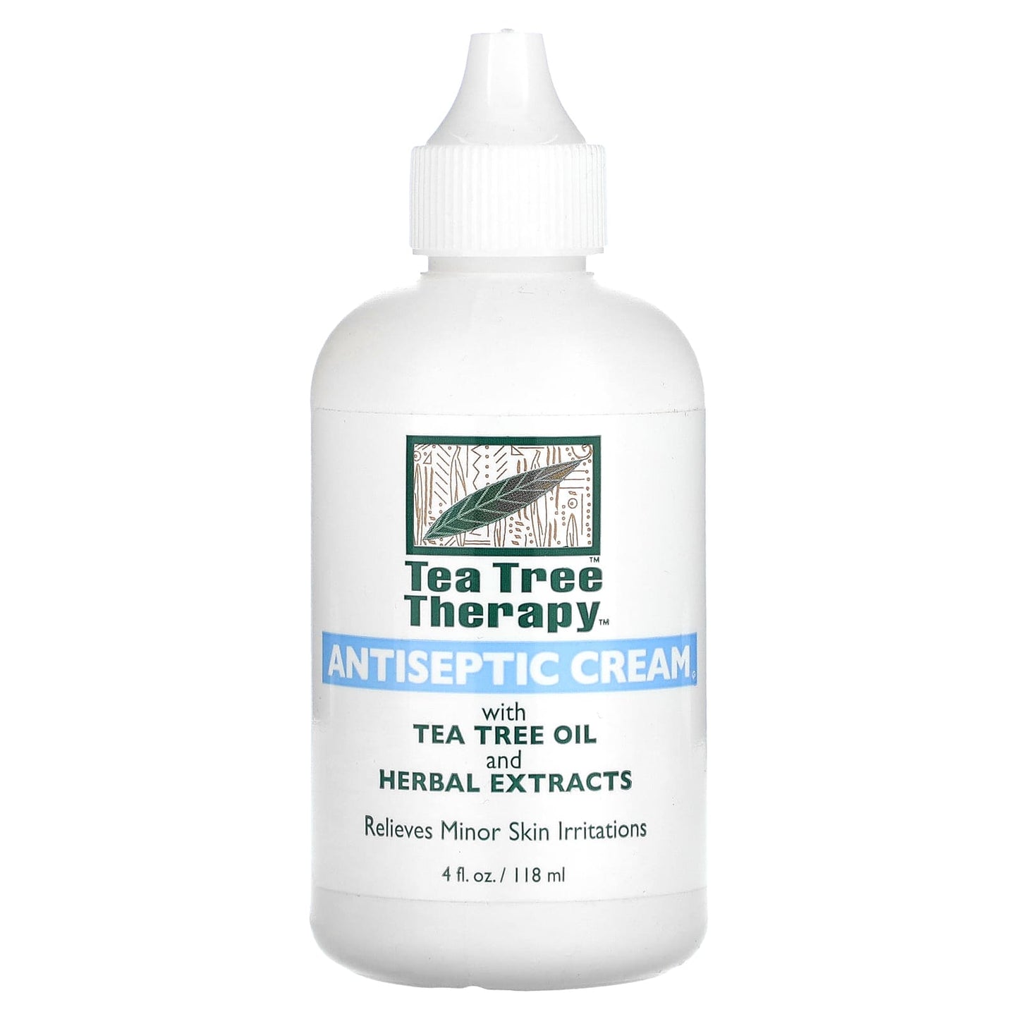 Tea Tree Therapy, Antiseptic Cream, 4 Oz UPC 637792701206 | Hilife Vitamins