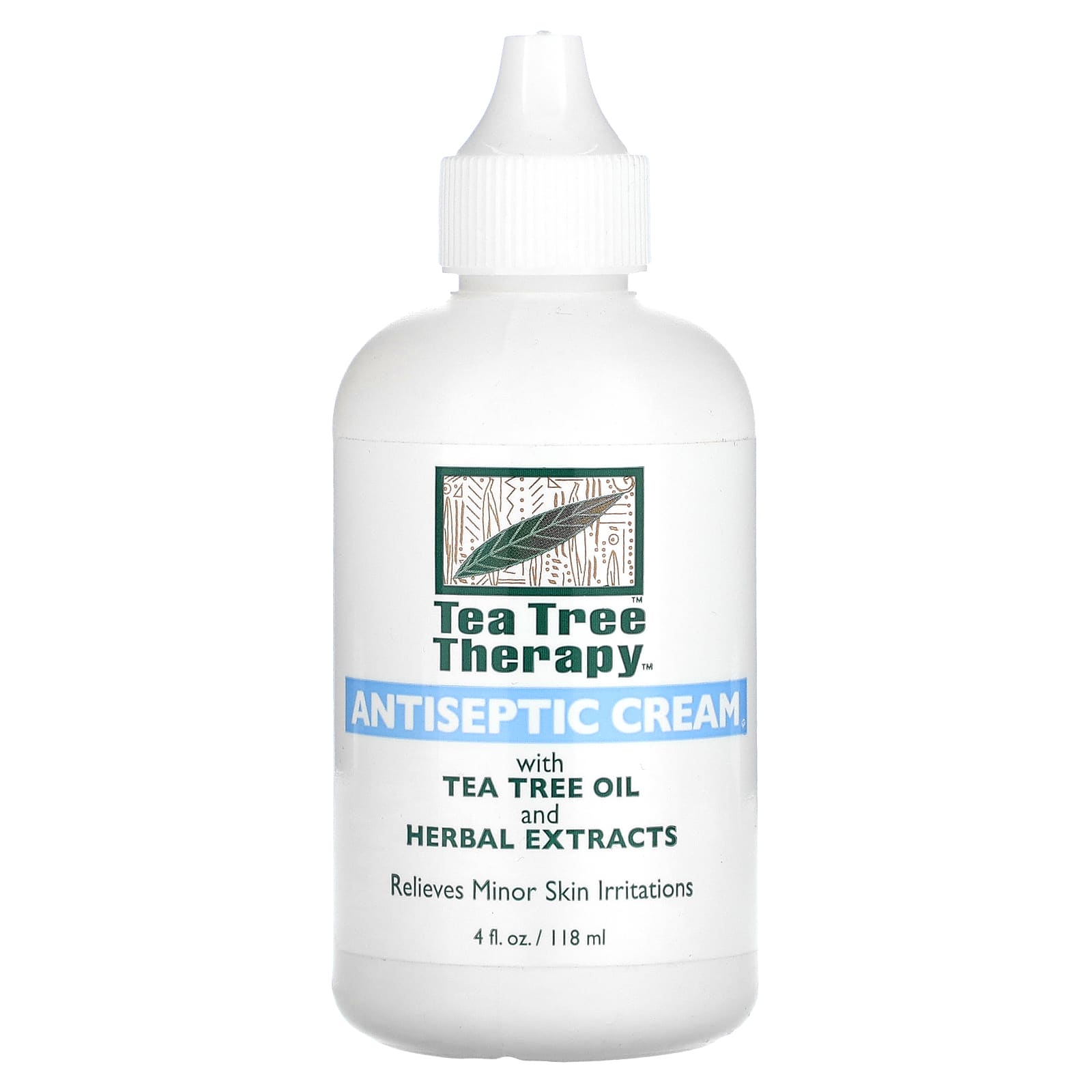 Tea Tree Therapy, Antiseptic Cream, 4 Oz UPC 637792701206 | Hilife Vitamins