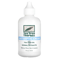 Tea Tree Therapy, Antiseptic Cream, 4 Oz UPC 637792701206 | Hilife Vitamins