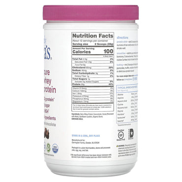 Teras Whey, Cow Whey rBGH Free Fair Trade Dark Chocolate, 12 Oz UPC 850628002180 | Hilife Vitamins