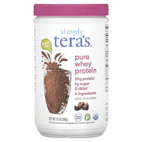 Teras Whey, Cow Whey rBGH Free Fair Trade Dark Chocolate, 12 Oz UPC 850628002180 | Hilife Vitamins