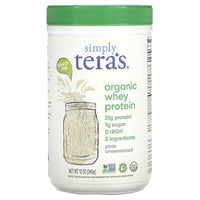 Teras Whey, Organic Cow Whey Plain Unsweetened, 12 Oz UPC 850628002586 | Hilife Vitamins