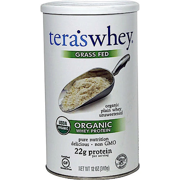 Teras Whey, Organic Cow Whey Plain Unsweetened, 12 Oz - 850628002586 | Hilife Vitamins
