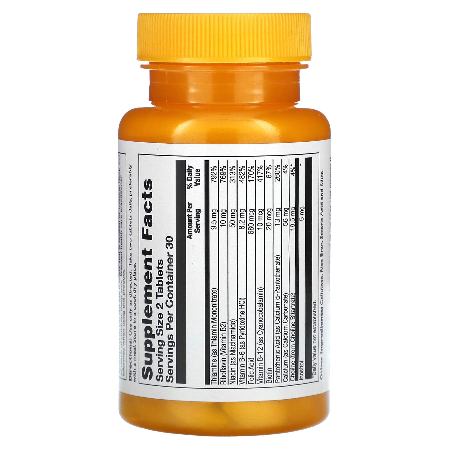 Thompson, Vitamin B Complex w/Rice Bran, 60 Tablets UPC 031315195259 | HiLife Vitamins