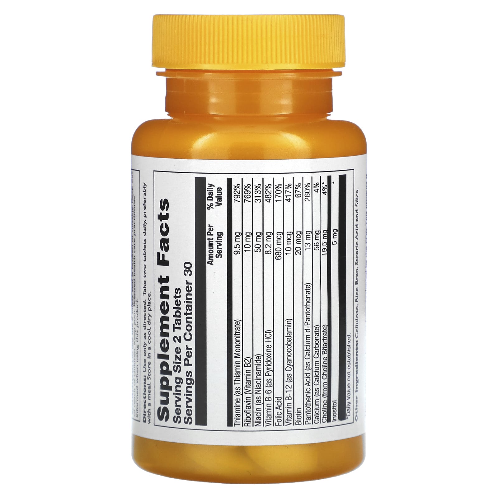 Thompson, Vitamin B Complex w/Rice Bran, 60 Tablets UPC 031315195259 | HiLife Vitamins