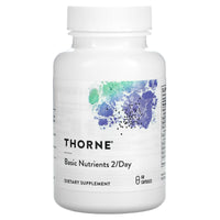 Thorne Research, Basic Nutrients 2/Day, 60 Capsules UPC 693749002871 | HiLife Vitamins