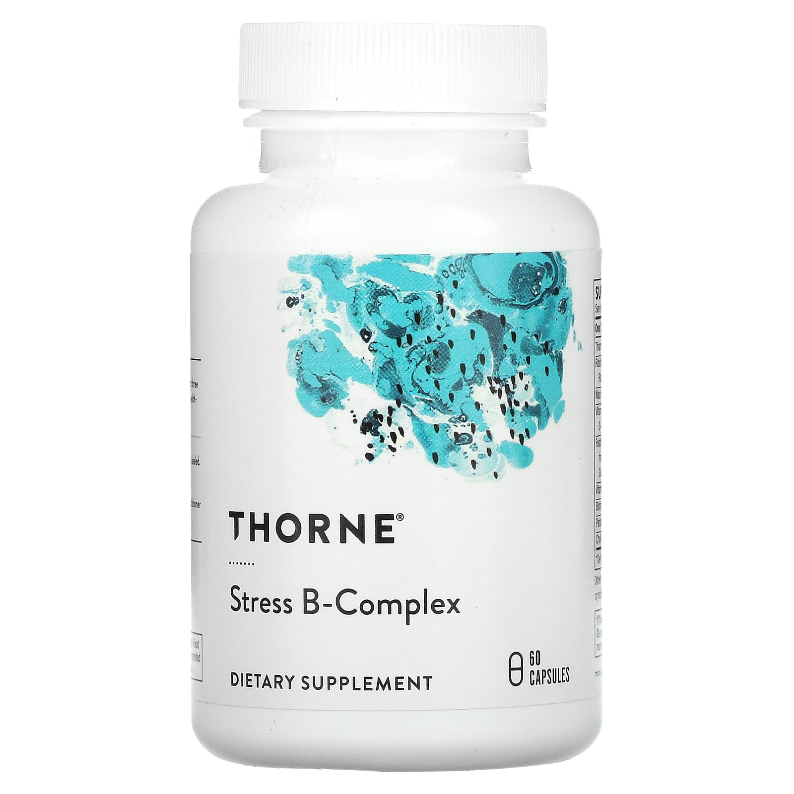 Thorne Research, Stress B-Complex, 60 Capsules UPC 693749002963 | HiLife Vitamins