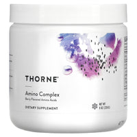 Thorne Research, Amino Complex, Berry, 8 oz (228 g) UPC 693749004646 | HiLife Vitamins
