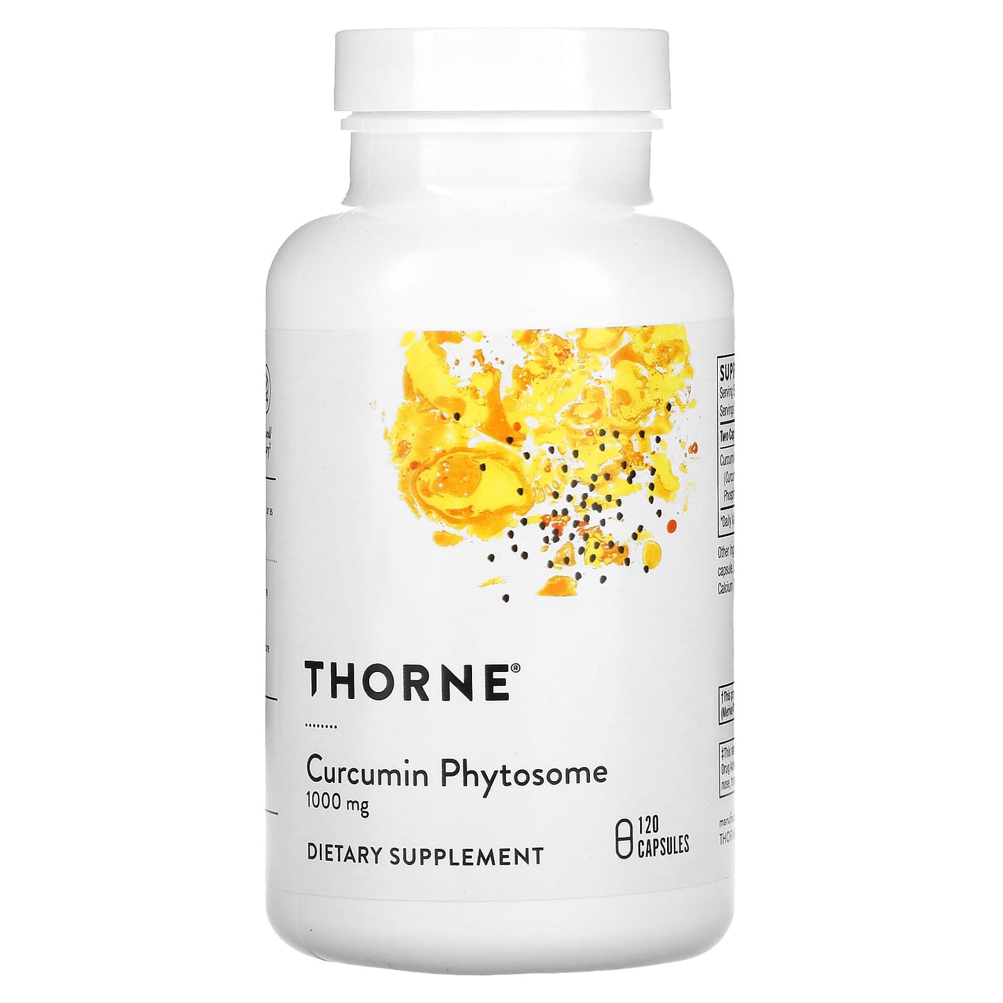 Thorne Research, Curcumin Phytosome, 120 Capsules UPC 693749004790 | HiLife Vitamins