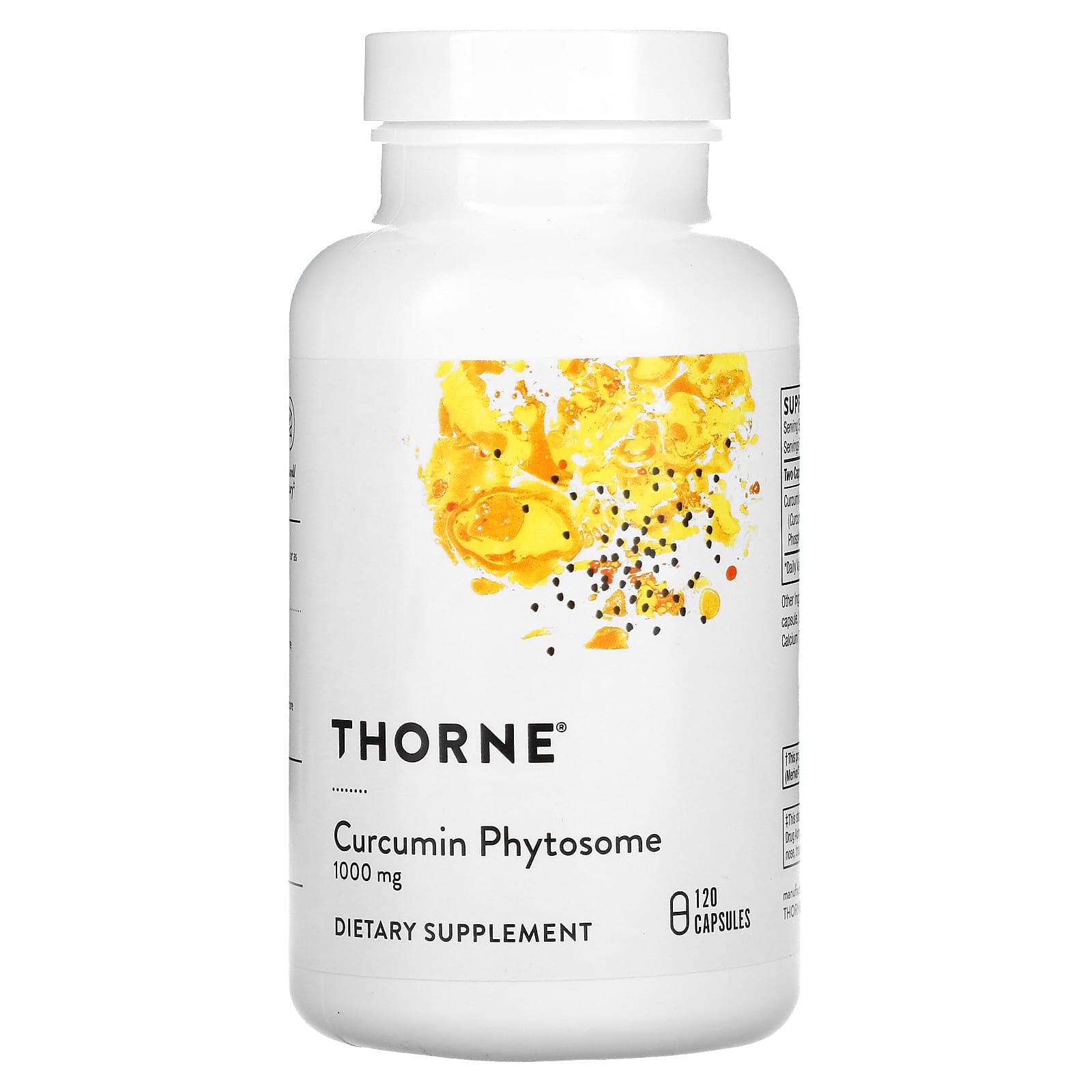 Thorne Research, Curcumin Phytosome, 120 Capsules UPC 693749004790 | HiLife Vitamins