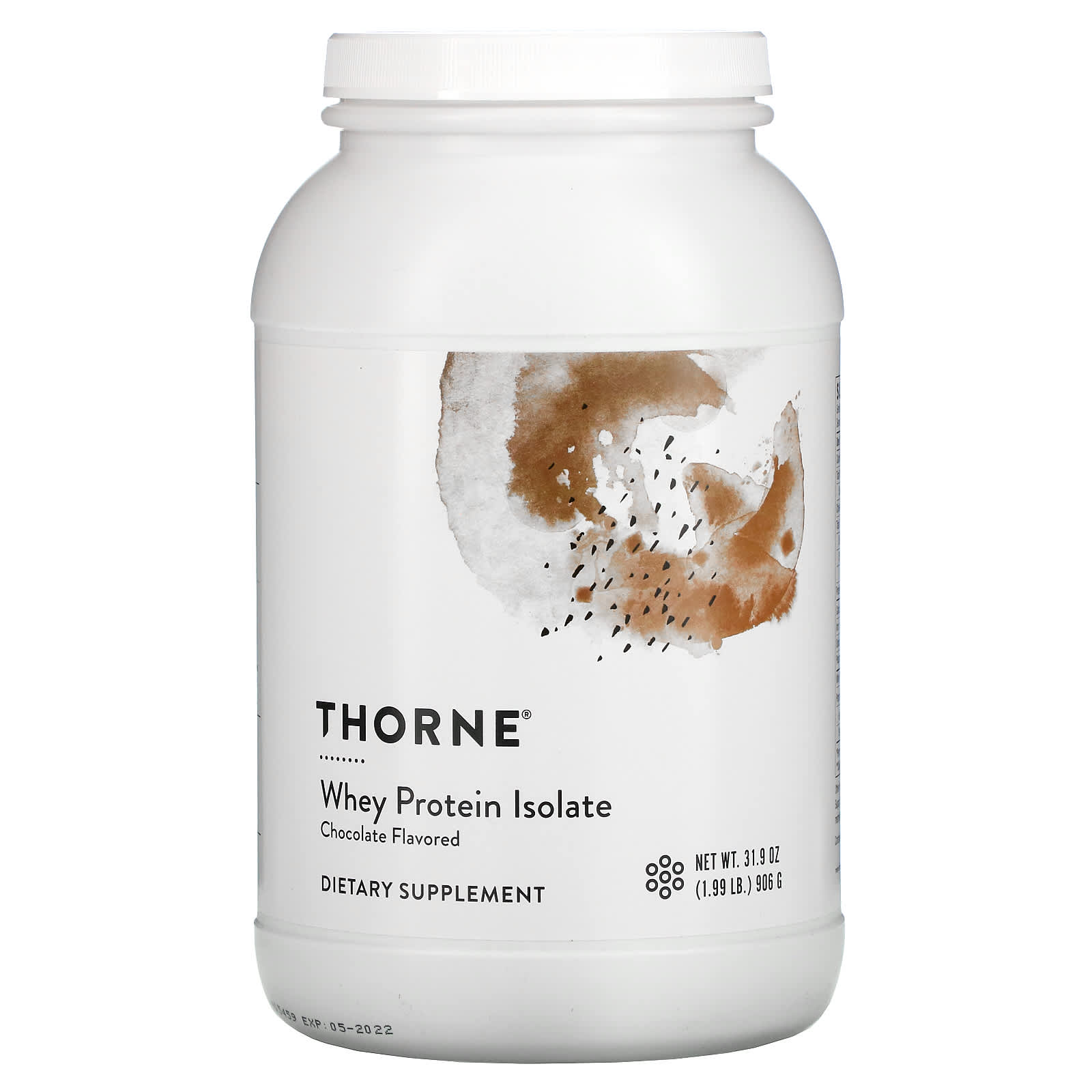 Thorne Research, Whey Protein Isolate, Chocolate, 1.99 lb (906 g) UPC 693749005674 | HiLife Vitamins
