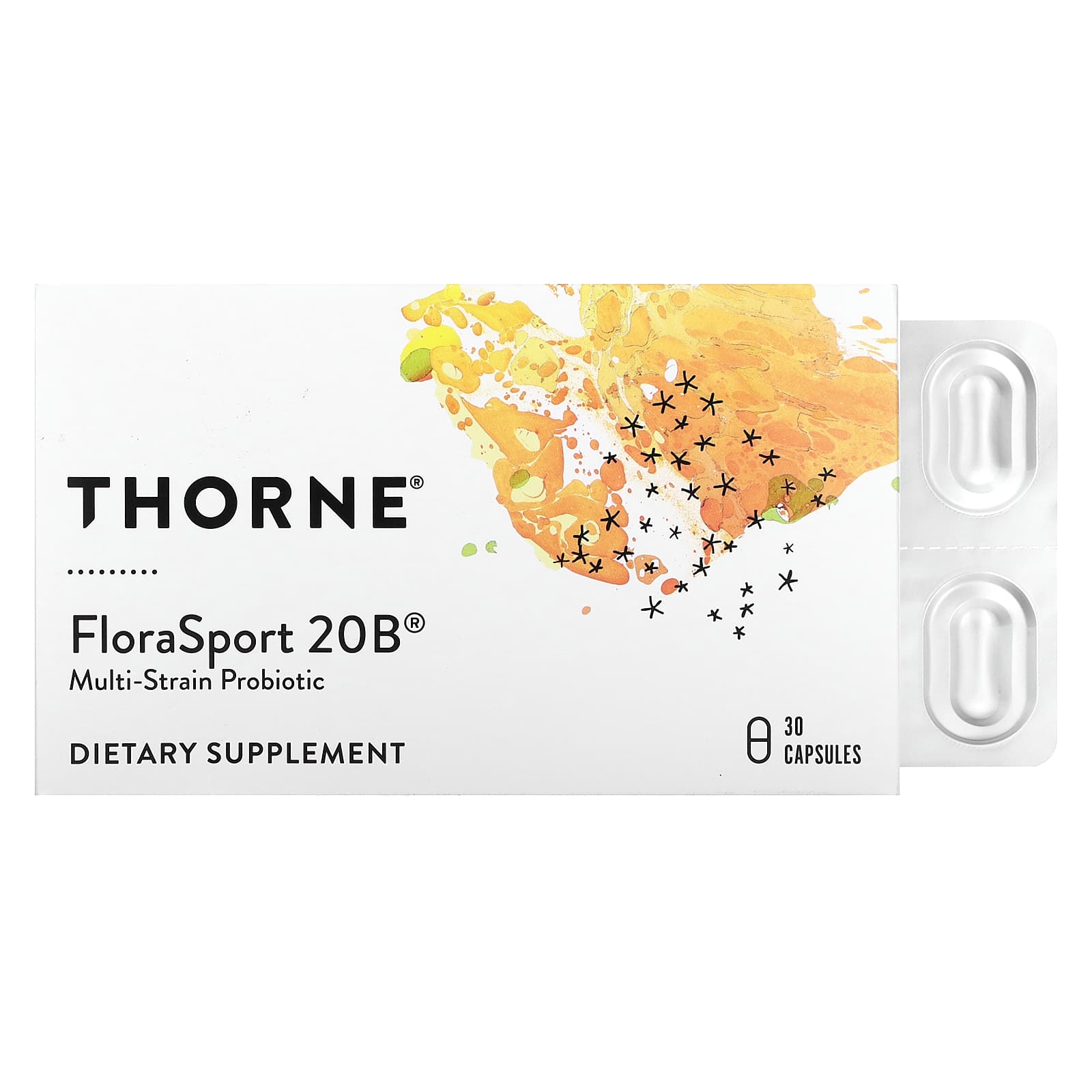 Thorne Research, FloraSport 20B (Multi-strain probiotic), 30 UPC 693749006312 | HiLife Vitamins