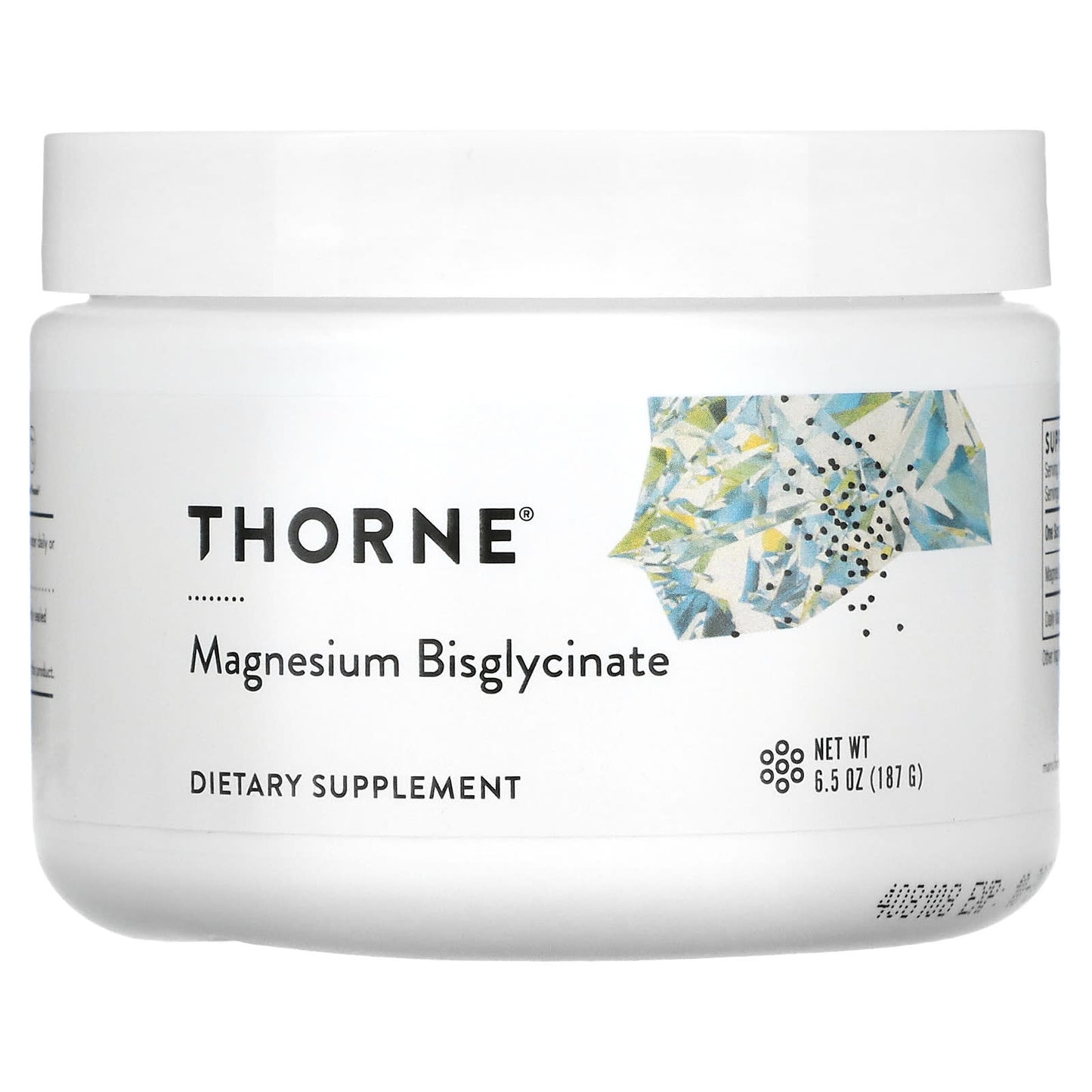 Thorne Research, Magnesium Bisglycinate, 6.5 oz UPC 693749006442 | HiLife Vitamins