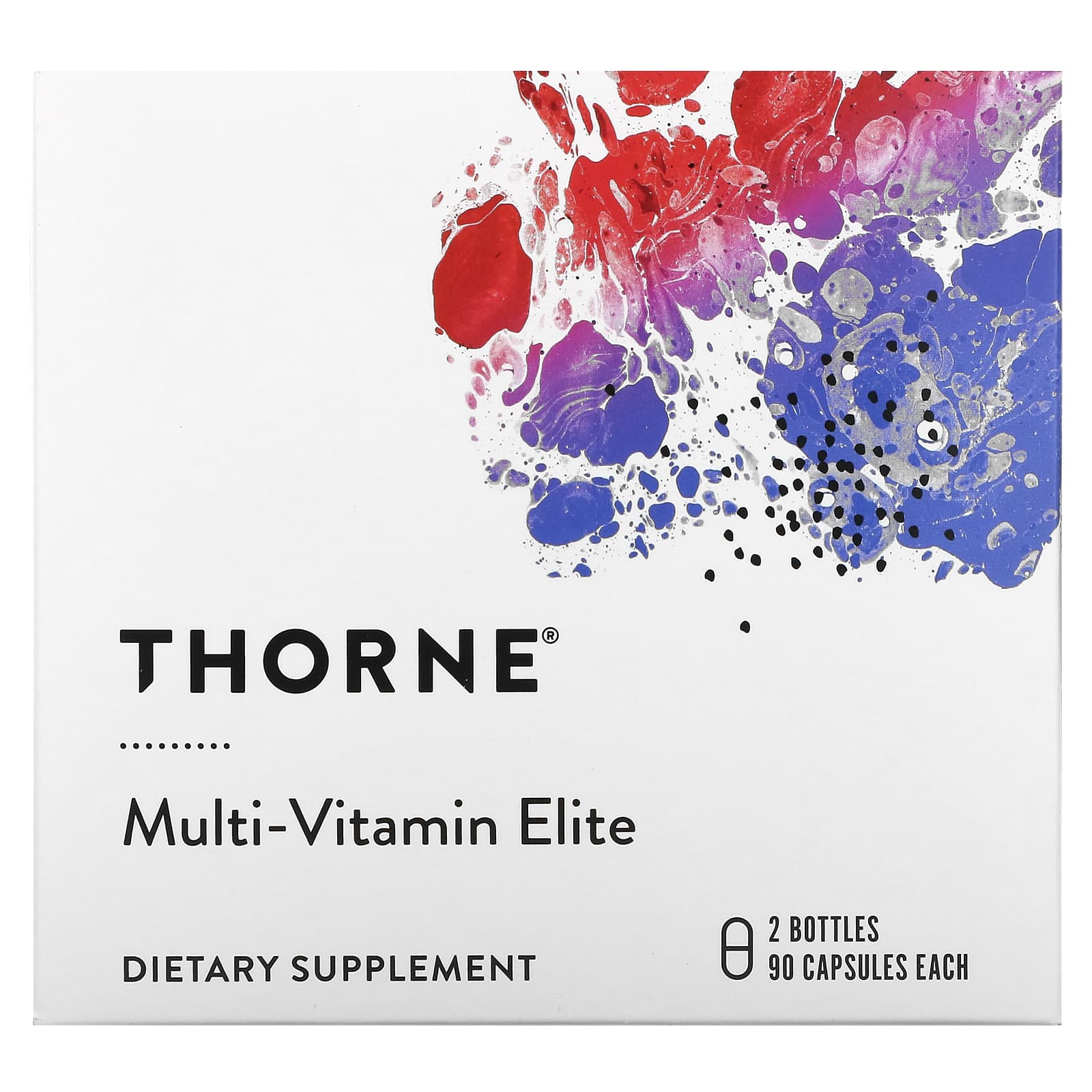 Thorne Research, Multi-Vitamin Elite, A.M. & P.M.(NSF), 90 Capsules Each UPC 693749006534 | HiLife Vitamins
