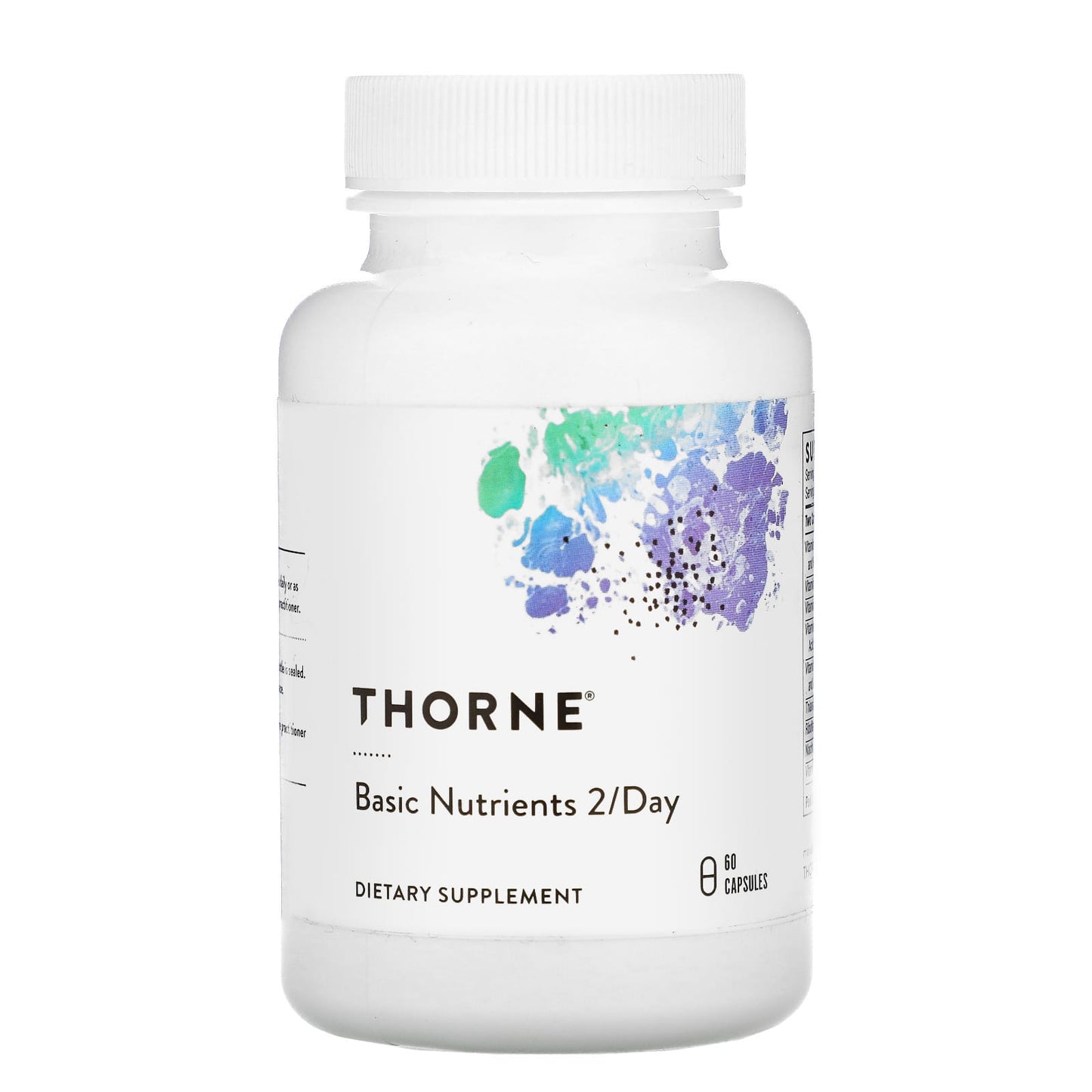 Thorne Research, Basic Nutrients 2/Day, 60 Capsules UPC 693749006848 | HiLife Vitamins