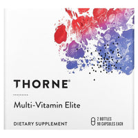 Thorne Research, Multi-Vitamin Elite, A.M. & P.M., 2 Bottles, 90 Capsules Each UPC 693749007081 | HiLife Vitamins