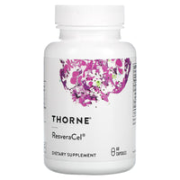 Thorne Research, ResveraCel, 60 Capsules UPC 693749012504 | HiLife Vitamins