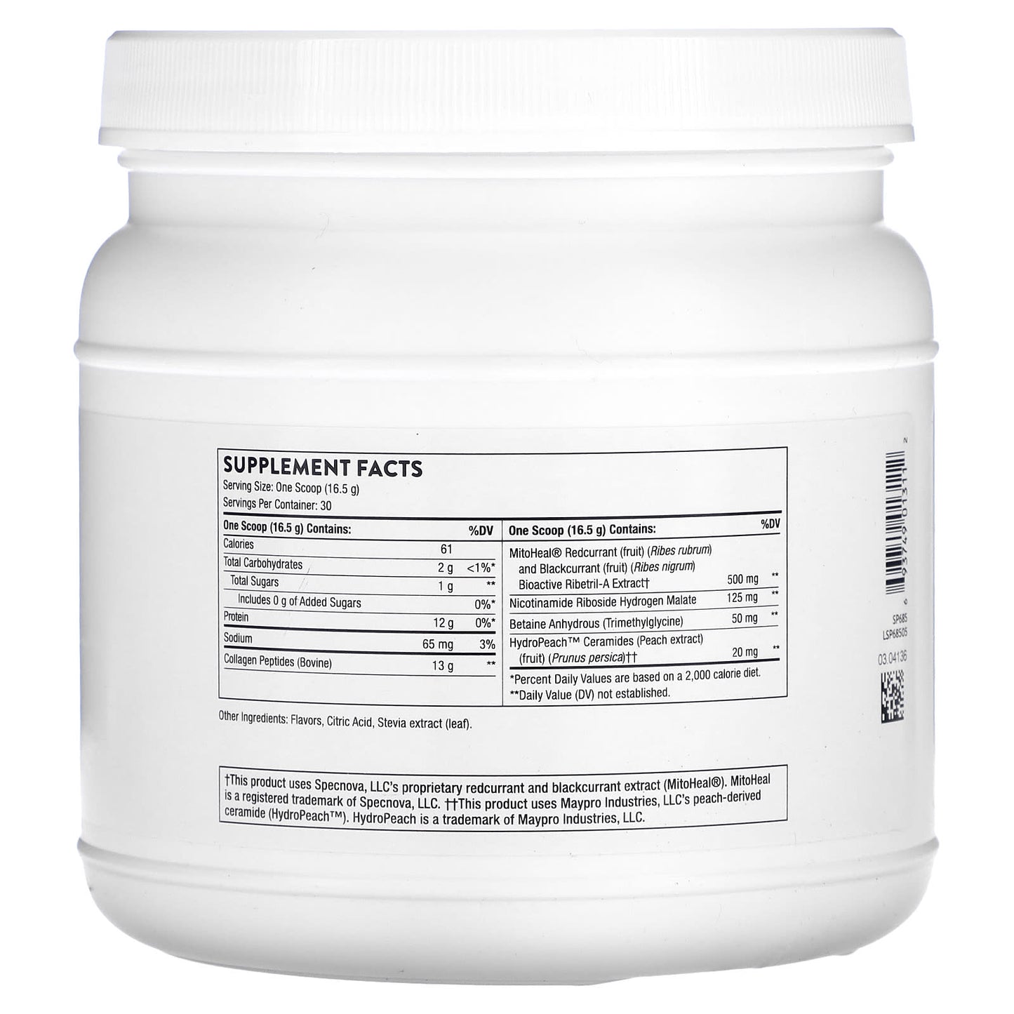 Thorne Research, Collagen Plus, 17.5 Oz UPC 693749013112 | HiLife Vitamins