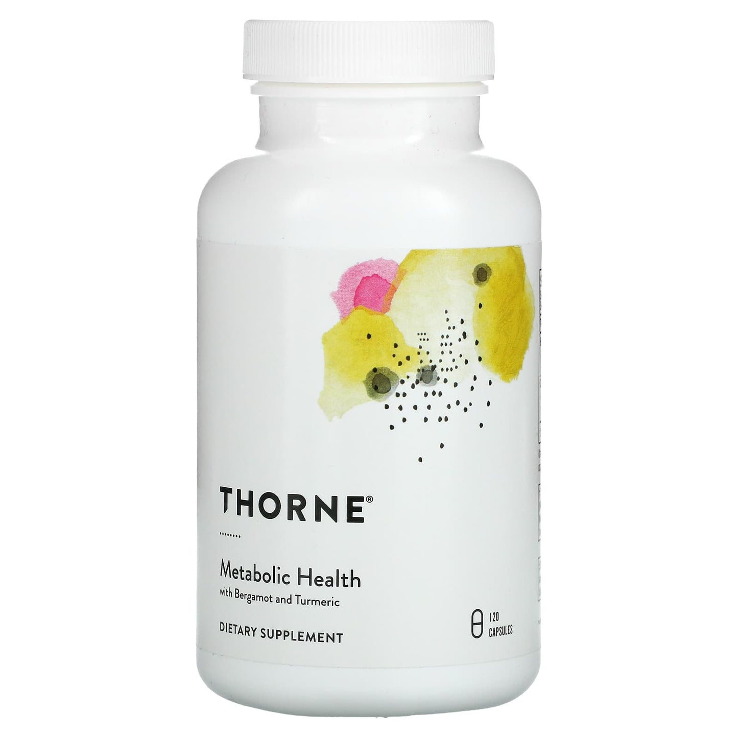 Thorne Research, Metabolic Health with Bergamot and Turmeric, 120 Capsules UPC 693749013167 | HiLife Vitamins