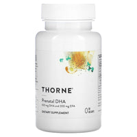 Thorne Research, Prenatal DHA, 60 GelCaps UPC 693749013259 | HiLife Vitamins