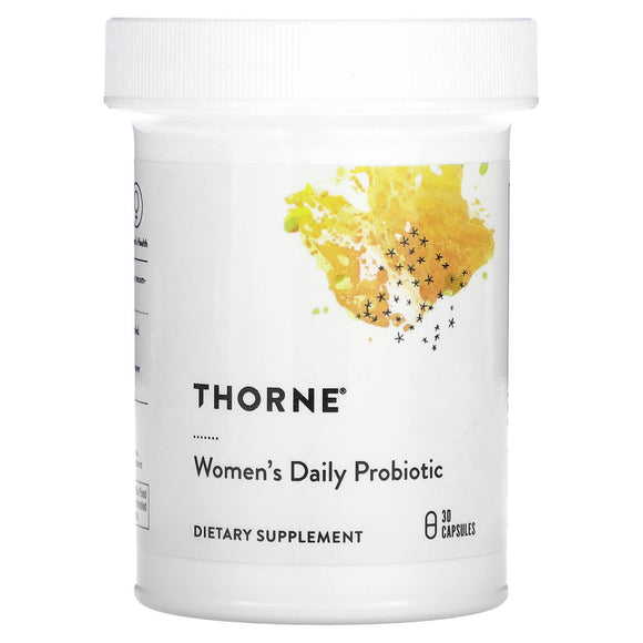 Thorne Research, Women's Daily Probiotic, 30 Capsules - 693749013327 | Hilife Vitamins