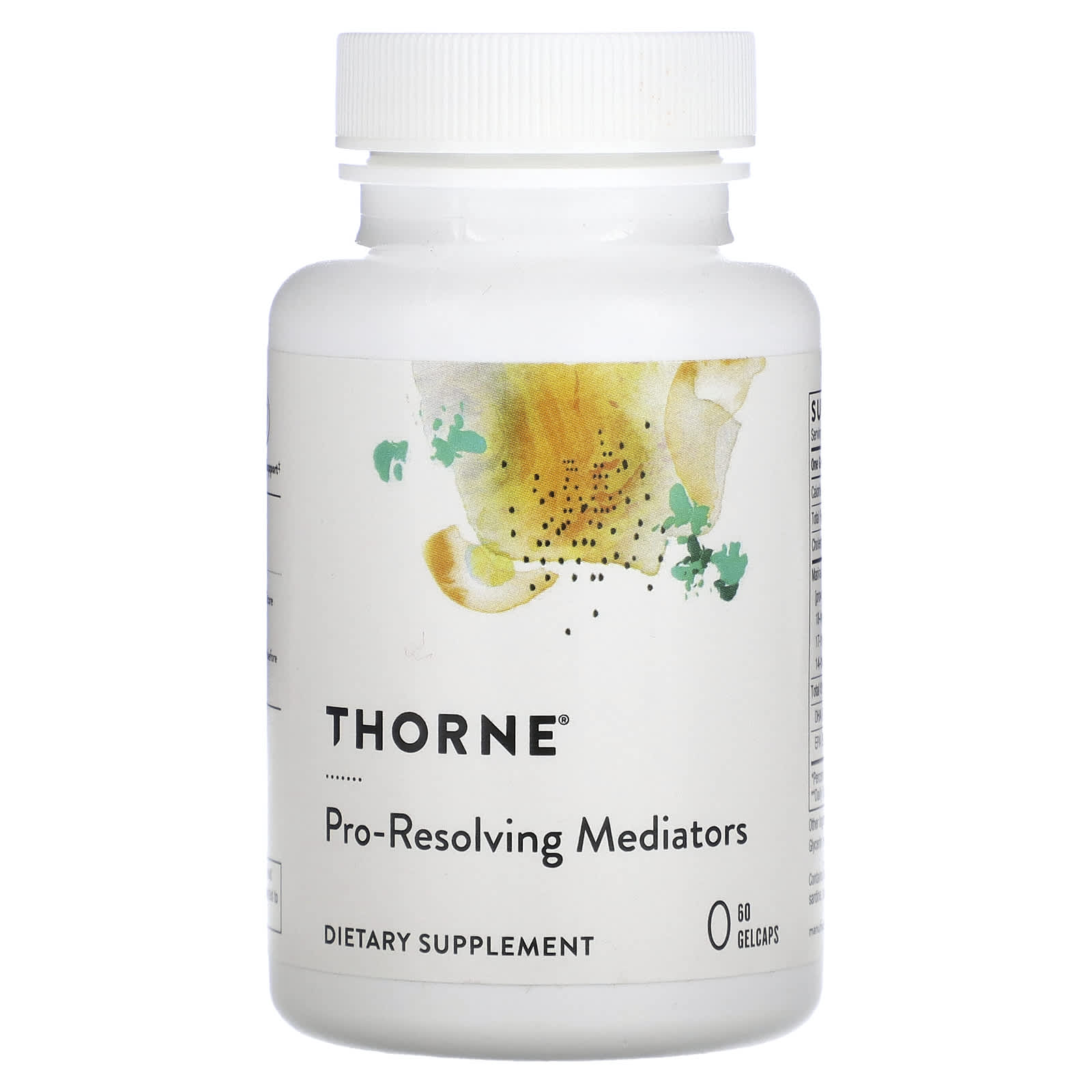 Thorne Research, Pro-Resolving Mediators, 60 GelCaps UPC 693749013358 | HiLife Vitamins