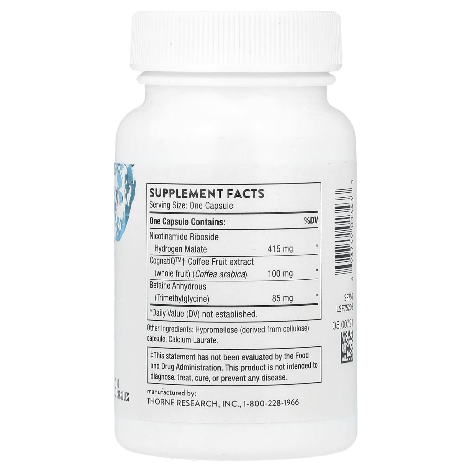 Thorne Research, Brain Factors, 30 Capsules UPC 693749013433 | HiLife Vitamins