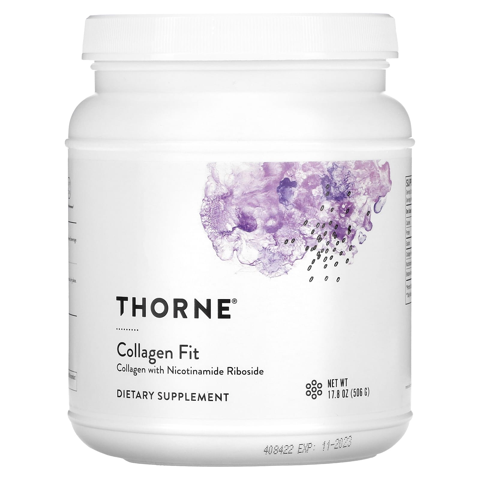 Thorne Research, Collagen Fit, 17.8 Oz UPC 693749013532 | HiLife Vitamins