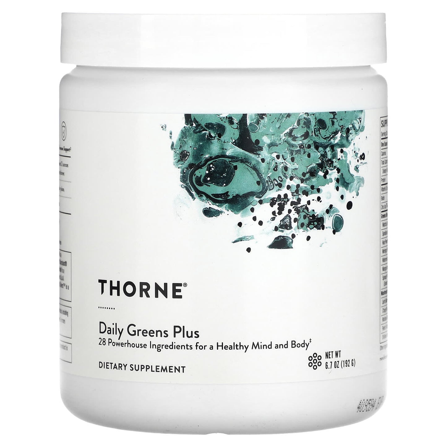Thorne Research, Daily Greens Plus, 6.7 Oz UPC 693749014225 | HiLife Vitamins
