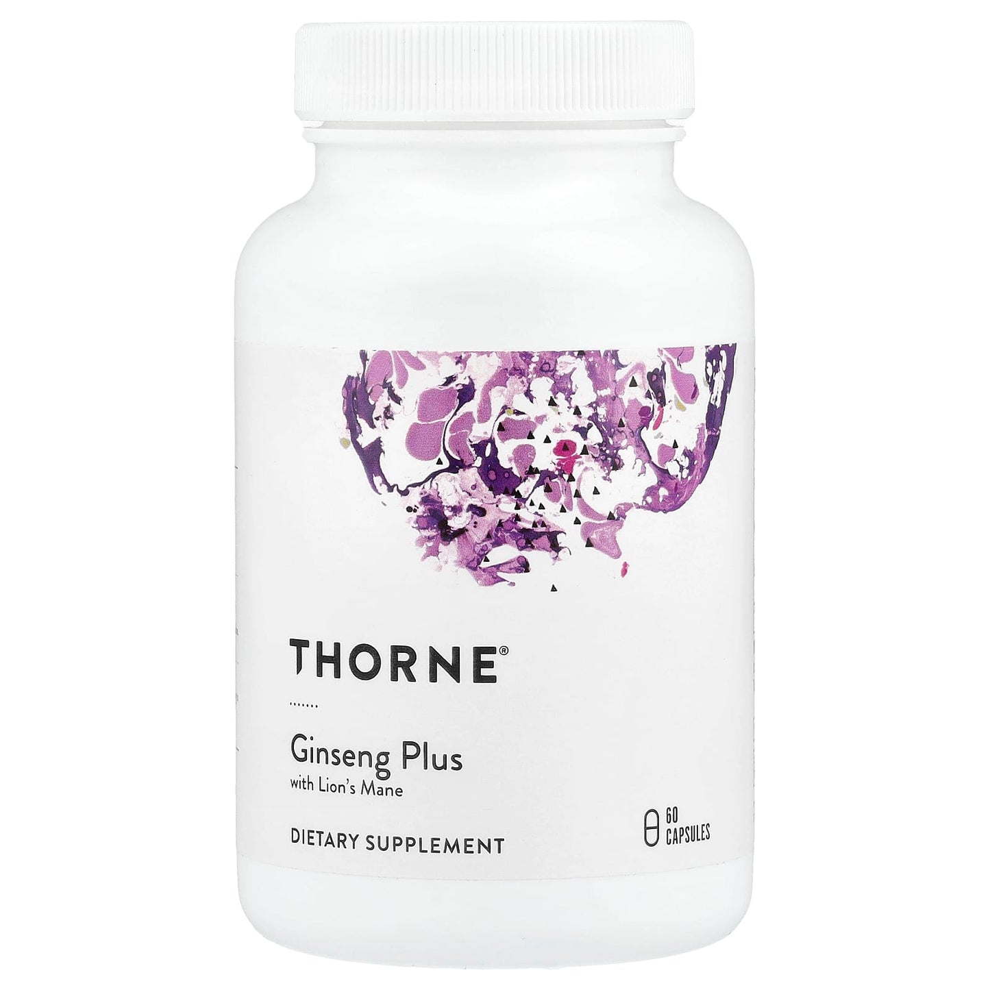 Thorne Research, Ginseng Plus with Lion's Mane, 60 Capsules UPC 693749015000 | HiLife Vitamins