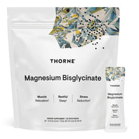 Thorne Research, Magnesium Bisglycinate, 30 Stick Packs, 0.13 oz (3.8 g) Each UPC 693749015130 | HiLife Vitamins