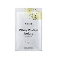 Thorne Research, Whey Protein Isolate, Vanilla Flavor, 14 Packets 0.98 OZ (27.9G) UPC 693749015215 | HiLife Vitamins