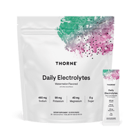 Thorne Research, Daily Electrolytes, Watermelon Flavored, 30 Stick Packs, 0.15 oz (4.37 G) UPC 693749015253 | HiLife Vitamins