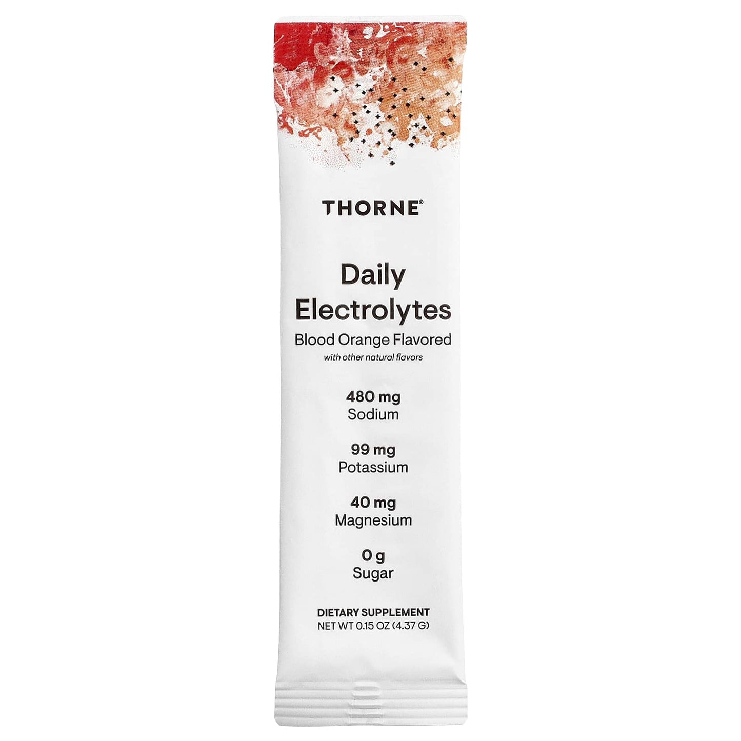 Thorne Research, Daily Electrolytes, Blood Orange, 30 Stick Packs,  0.15 oz (4.37 g) Each