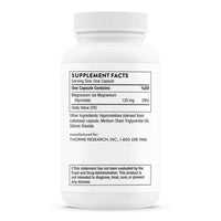 Thorne Research, Magnesium Glycinate, 90 Capsules UPC 693749015338 | HiLife Vitamins