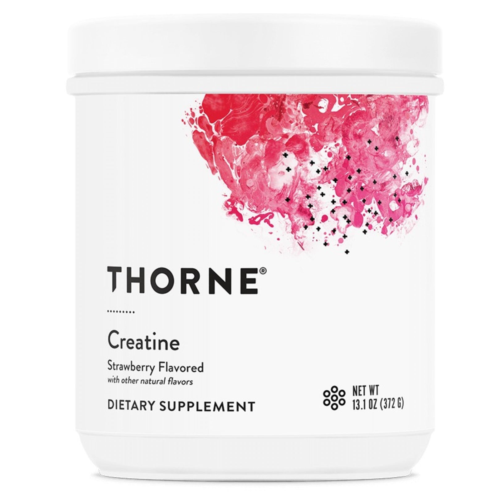 Thorne Research, Creatine, Strawberry Flavored, 13.1 oz (372 G) UPC 693749015567 | HiLife Vitamins