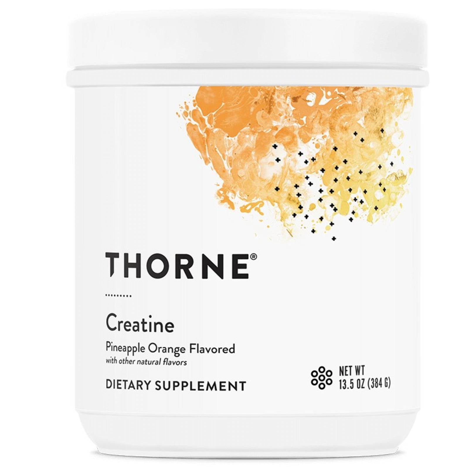 Thorne Research, Creatine, Pineapple Orange Flavored, 13.5 oz (384 G) UPC 693749015581 | HiLife Vitamins