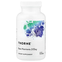 Thorne Research, Basic Nutrients 2/Day, 120 Capsules - 693749015666 | Hilife Vitamins