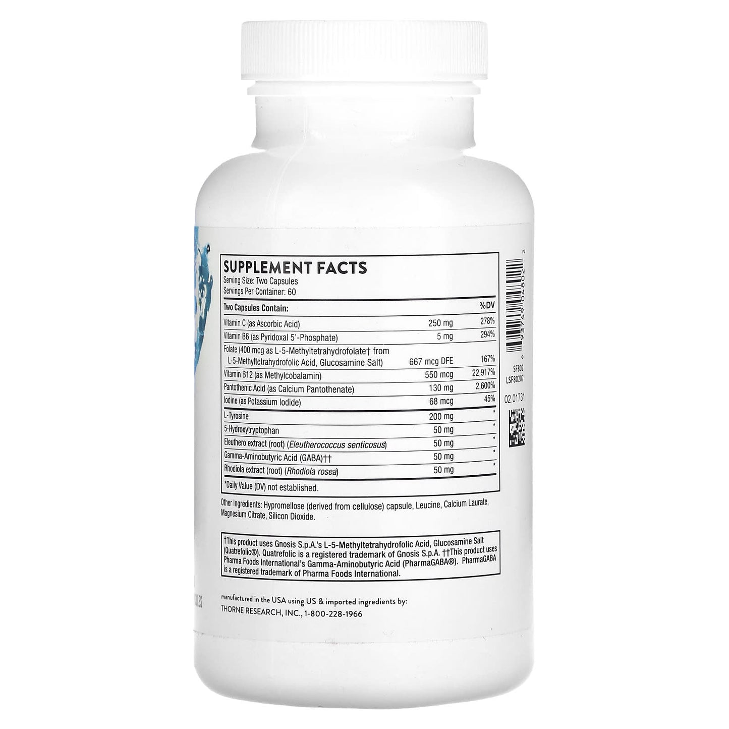 Thorne Research, Deproloft-Hf, 120 Capsules UPC 693749048022 | HiLife Vitamins