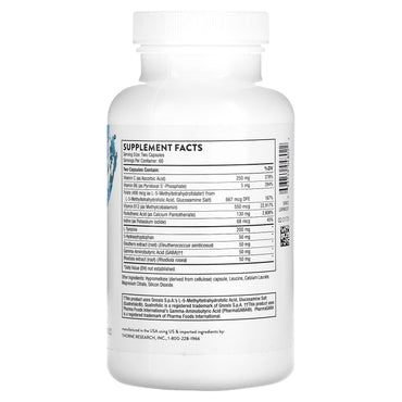 Thorne Research, Deproloft-Hf, 120 Capsules UPC 693749048022 | HiLife Vitamins