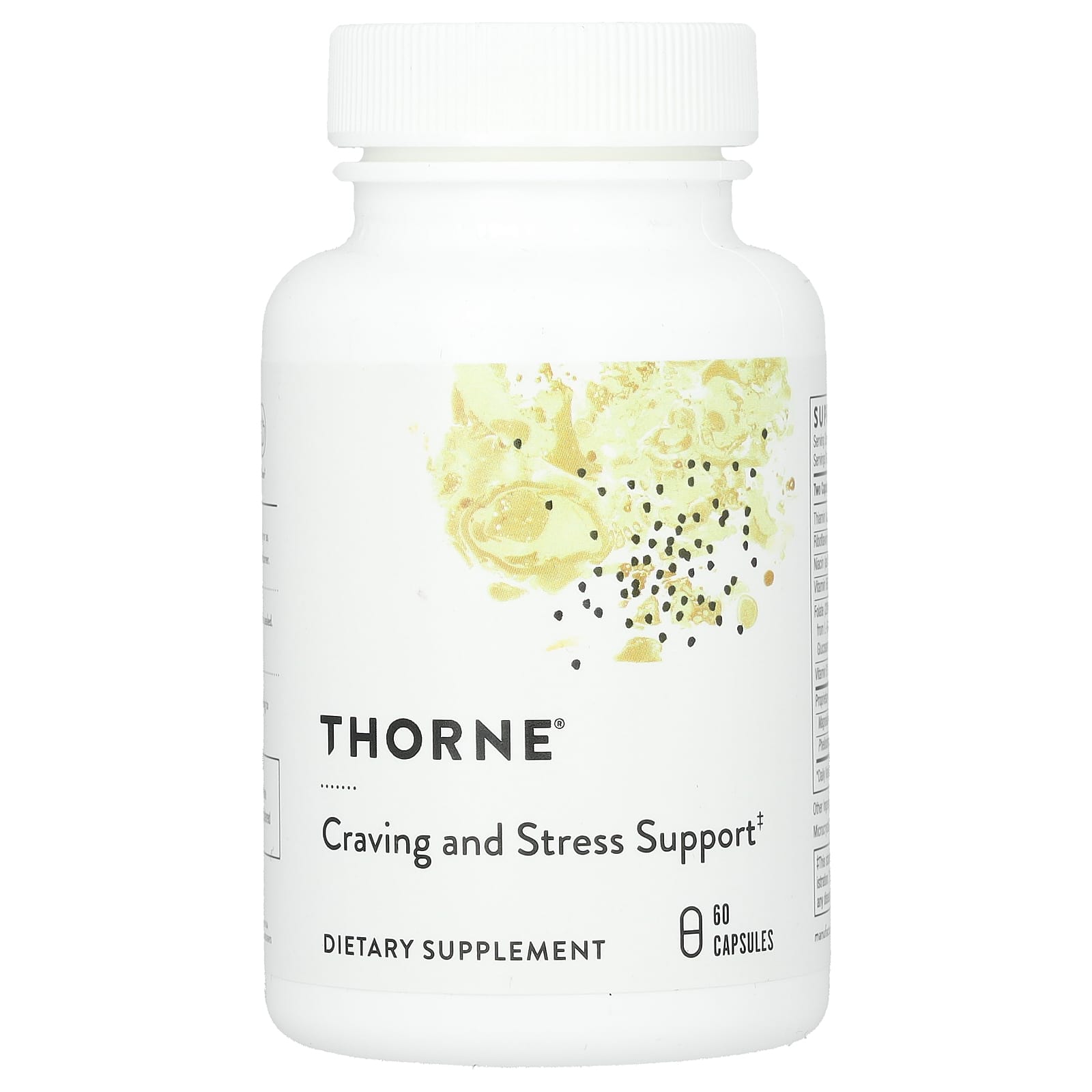 Thorne Research, Craving and Stress Support, 60 Capsules UPC 693749048091 | HiLife Vitamins