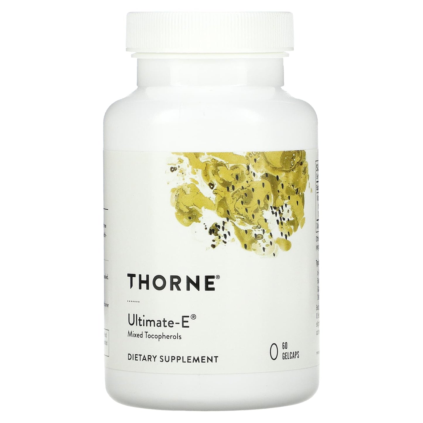 Thorne Research, Ultimate-E, 60 Capsules UPC 693749143017 | HiLife Vitamins