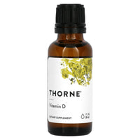 Thorne Research, Vitamin D Liquid, 1 Fl Oz UPC 693749168010 | HiLife Vitamins