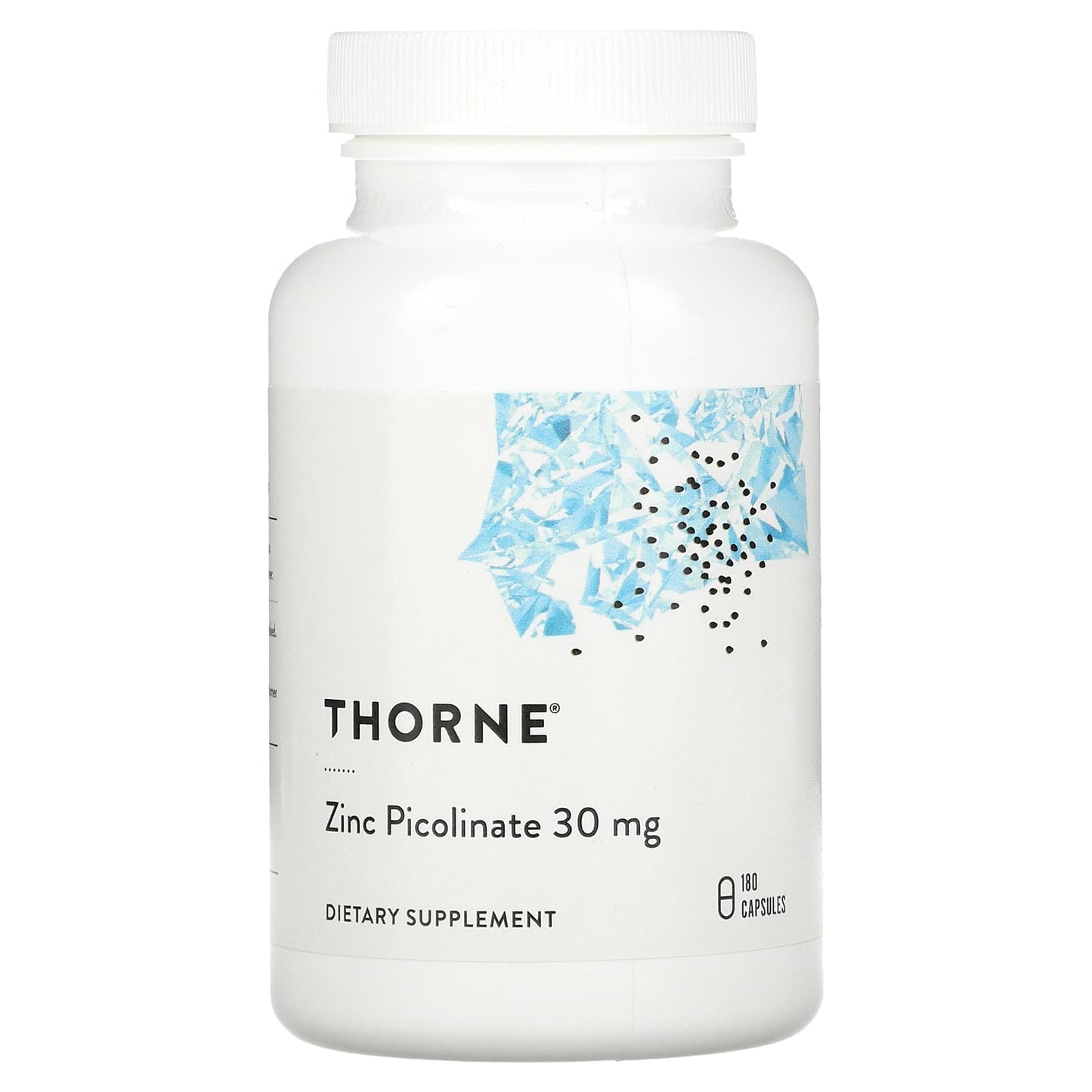 Thorne Research, Zinc Picolinate 30 mg, 180 Capsules UPC 693749221029 | HiLife Vitamins