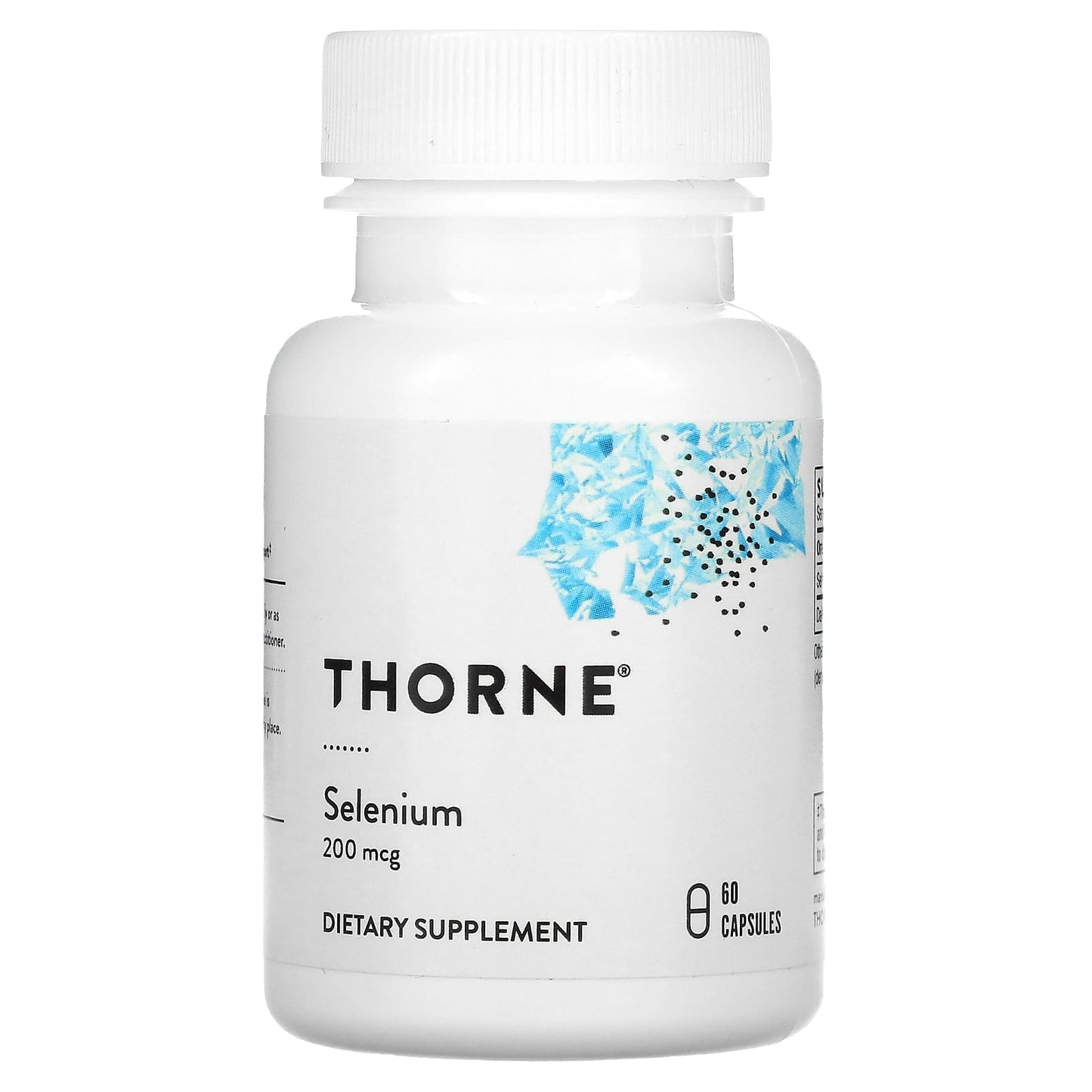 Thorne Research, Selenium 200 mcg, 60 Capsules UPC 693749225010 | HiLife Vitamins
