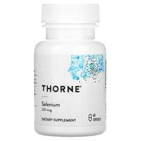 Thorne Research, Selenium 200 mcg, 60 Capsules UPC 693749225010 | HiLife Vitamins
