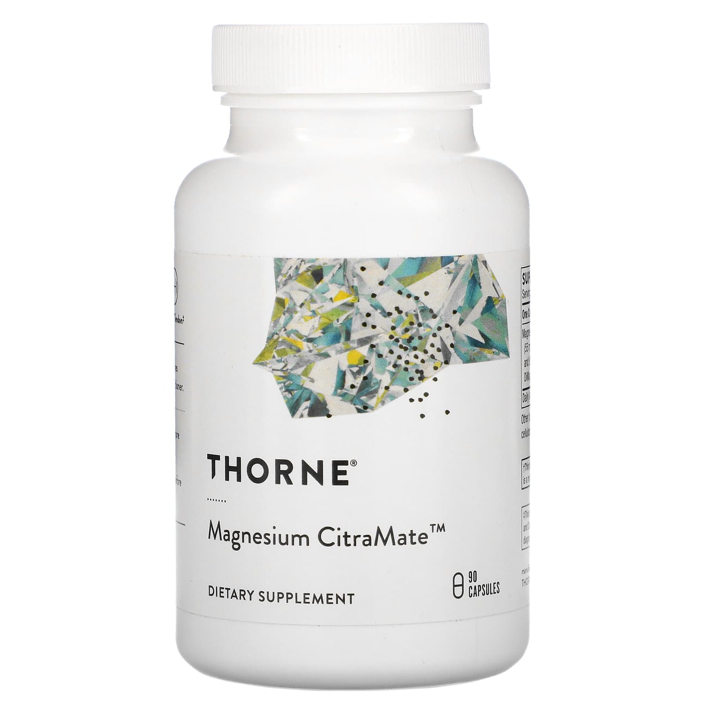 Thorne Research, Magnesium Citramate, 90 Capsules UPC 693749272021 | HiLife Vitamins