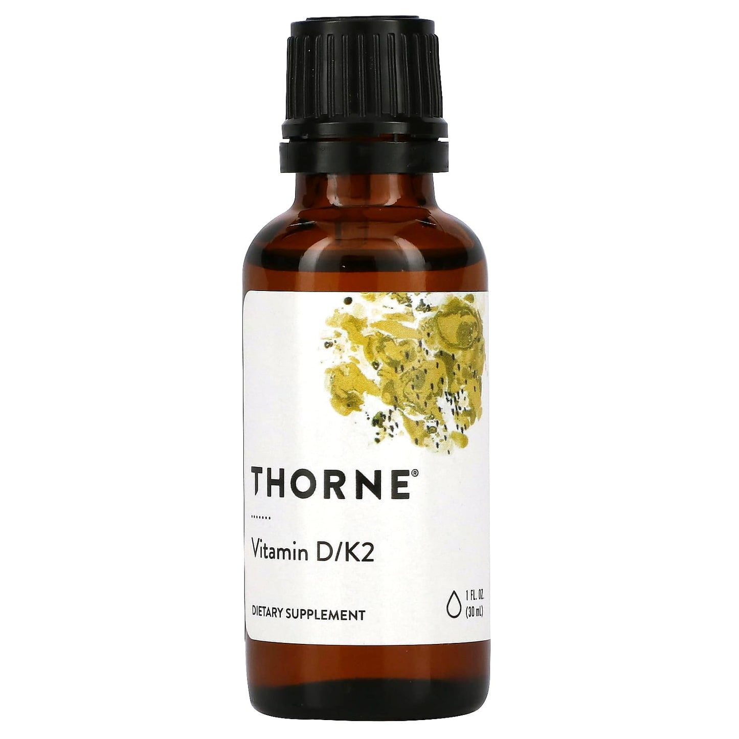 Thorne Research, Vitamin D/K2 Liquid, 1 Fl Oz UPC 693749500018 | HiLife Vitamins